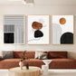 Black Line Canvas Art