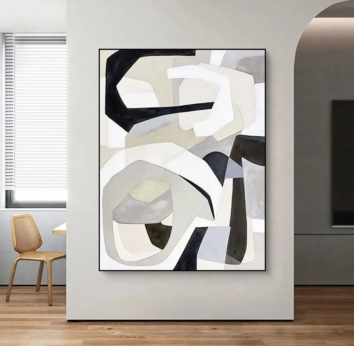 Green Bauhaus Block Art