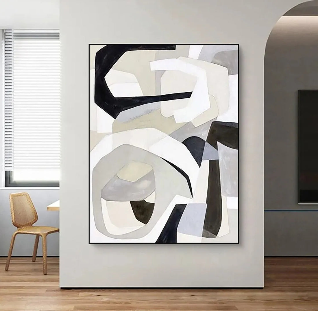 Green Bauhaus Block Art