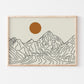 Japanese Alps Canvas Art