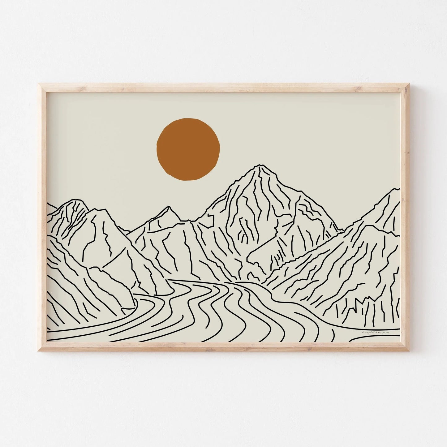 Japanese Alps Canvas Art