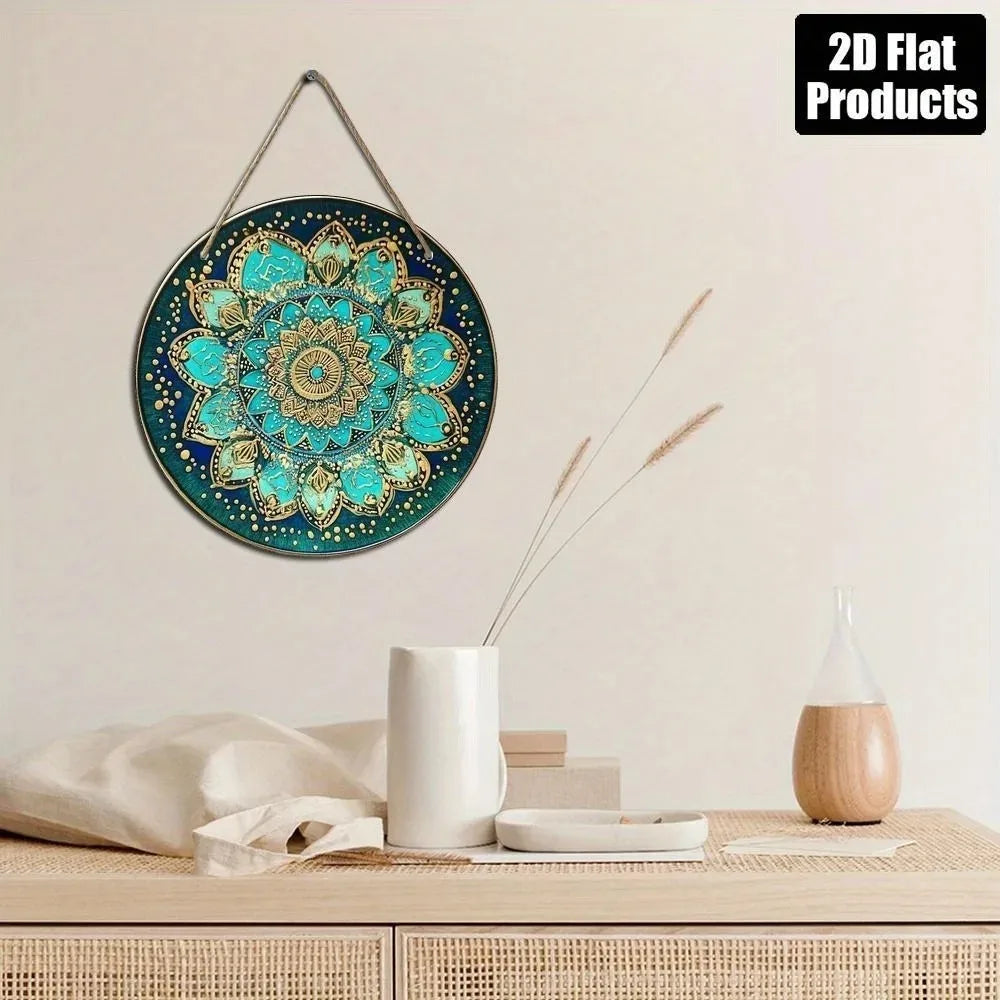 Handmade Mandala Wall Plaque