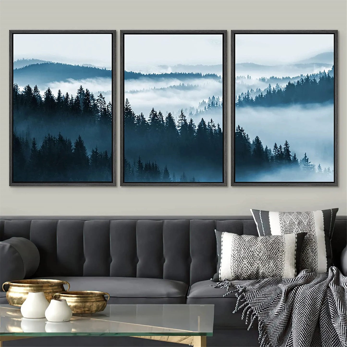 Misty Forest Canvas Set