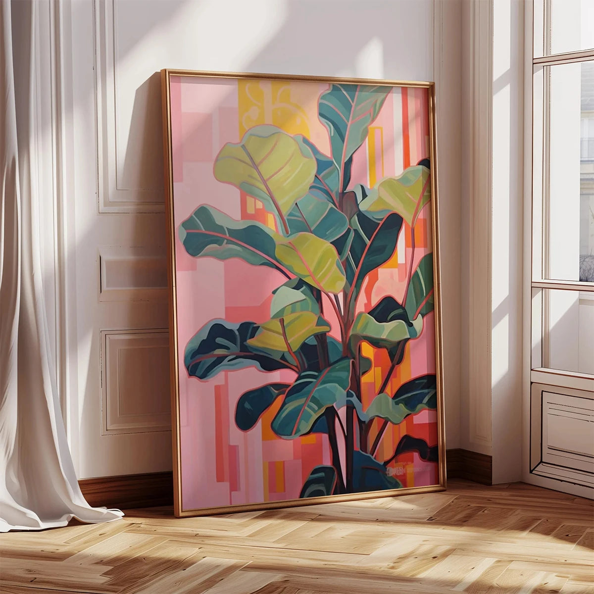 Tropical Palm Canvas Set