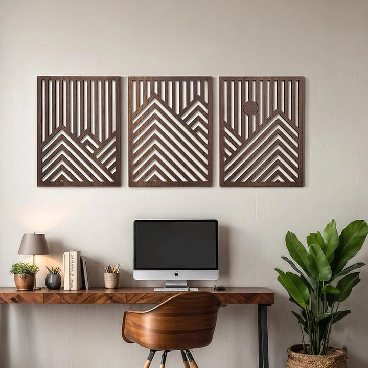 Retro Wooden Wall Decor