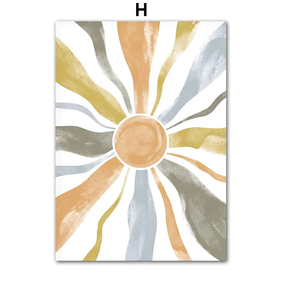 Geometric Boho Canvas Art
