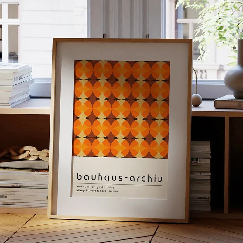Bauhaus Rainbow Canvas Art