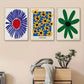 Abstract Floral Canvas Art