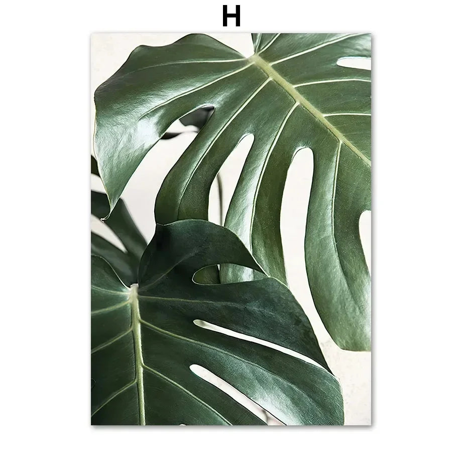 Green Graphic Shapes Art