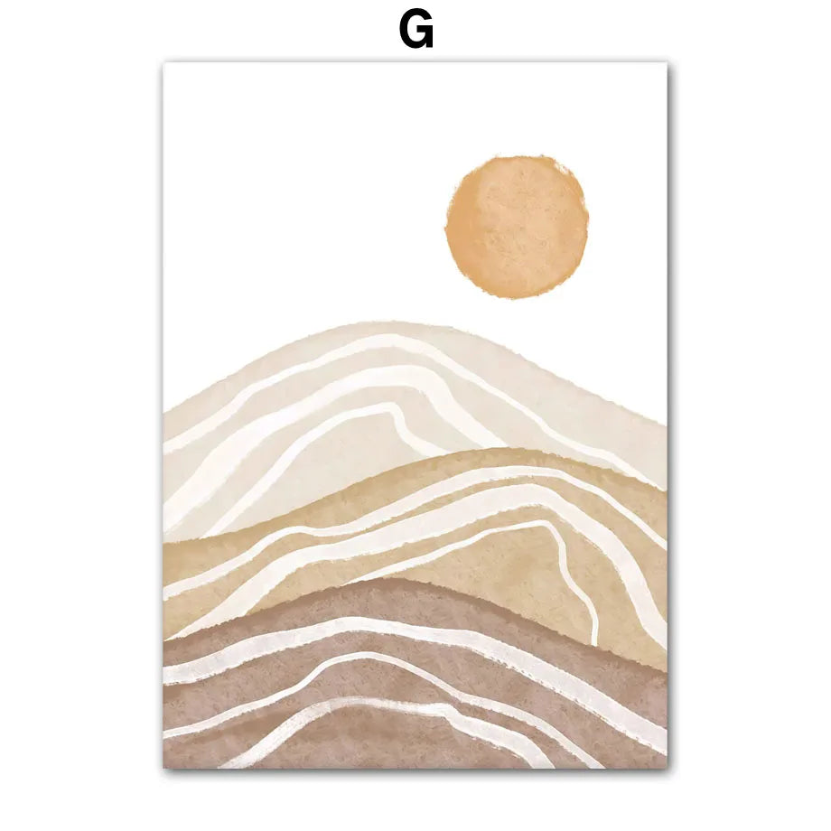 Geometric Boho Canvas Art