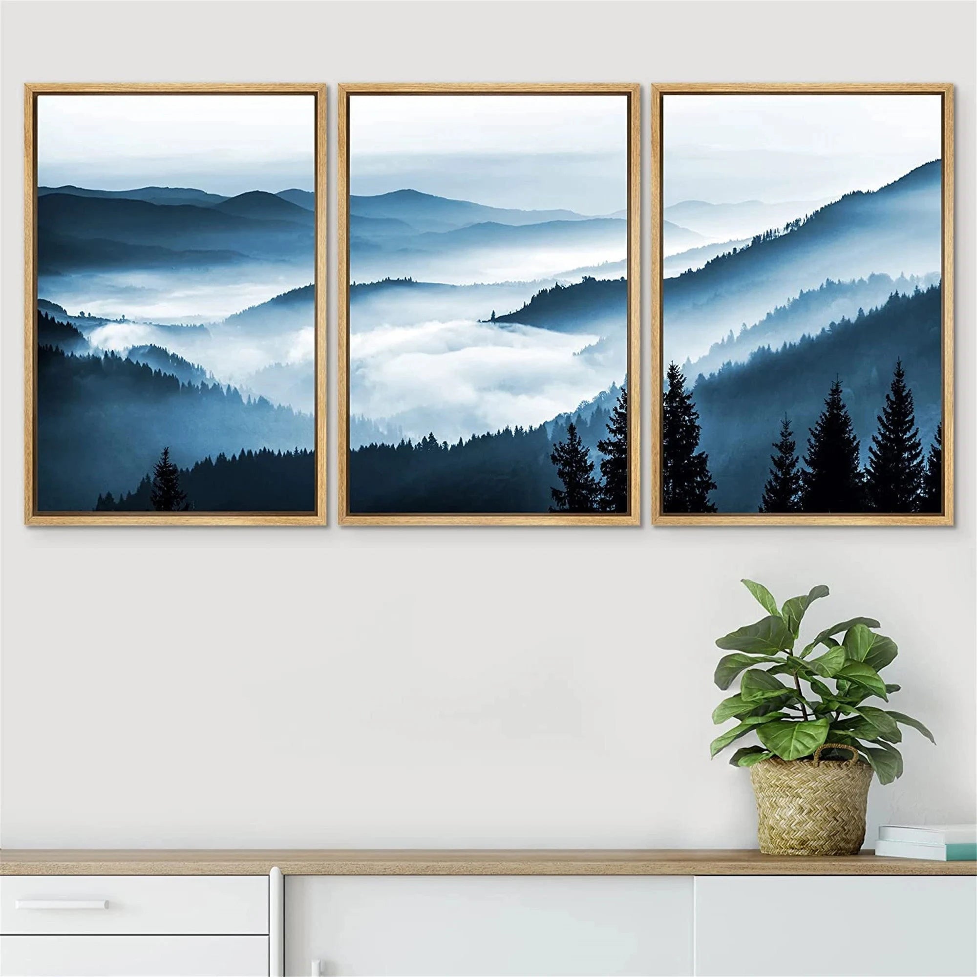 Evergreen Forest Canvas Set