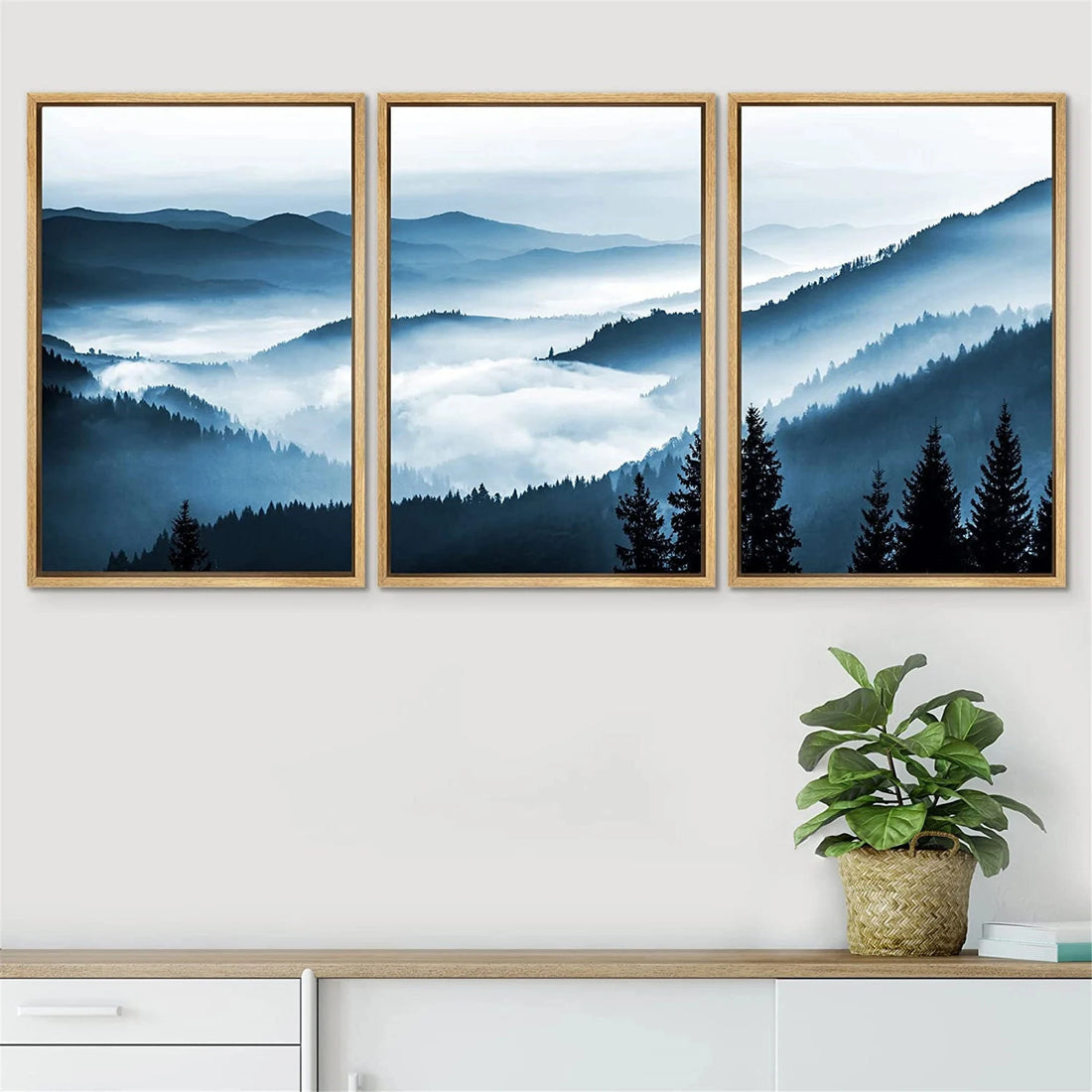 Evergreen Forest Canvas Set