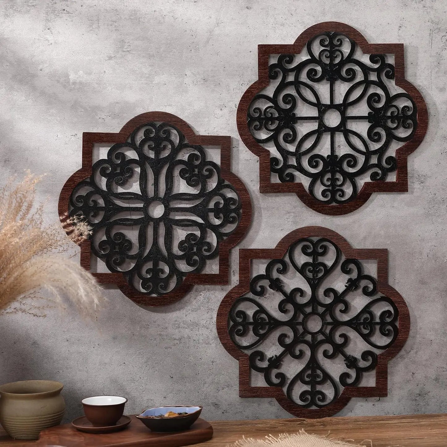 Geometric Wooden Wall Decor