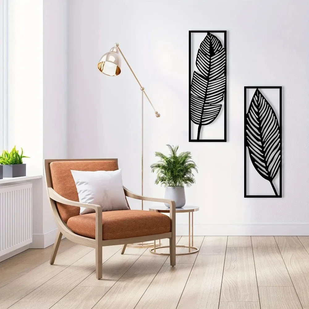 Metal Leaf Wall Decor