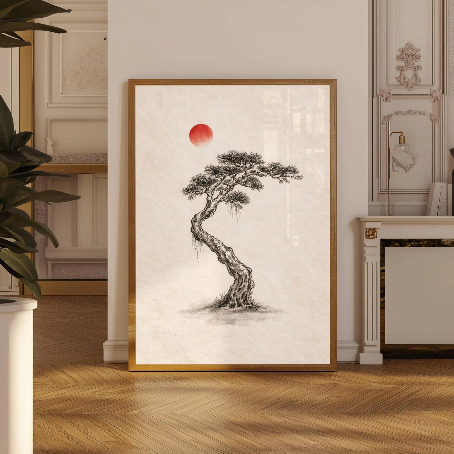 Japanese Bonsai Canvas Art
