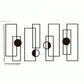 Modern Metal Wall Set