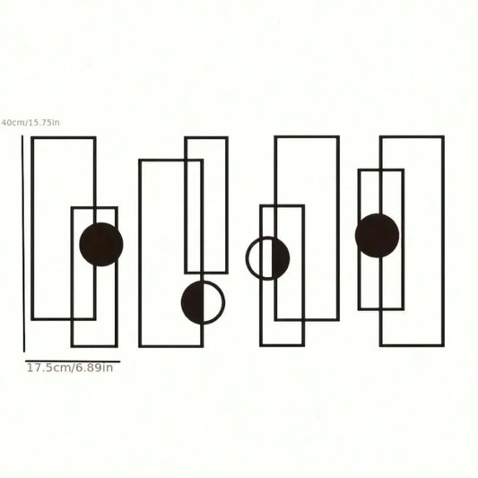 Modern Metal Wall Set