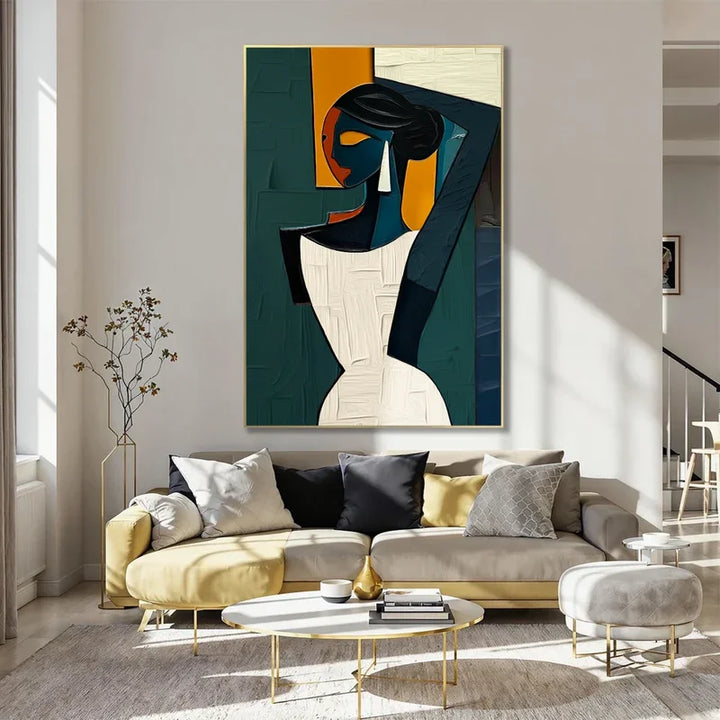 Textured Picasso Canvas Art