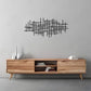 Abstract Grid Metal Art