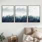 Evergreen Forest Canvas Set