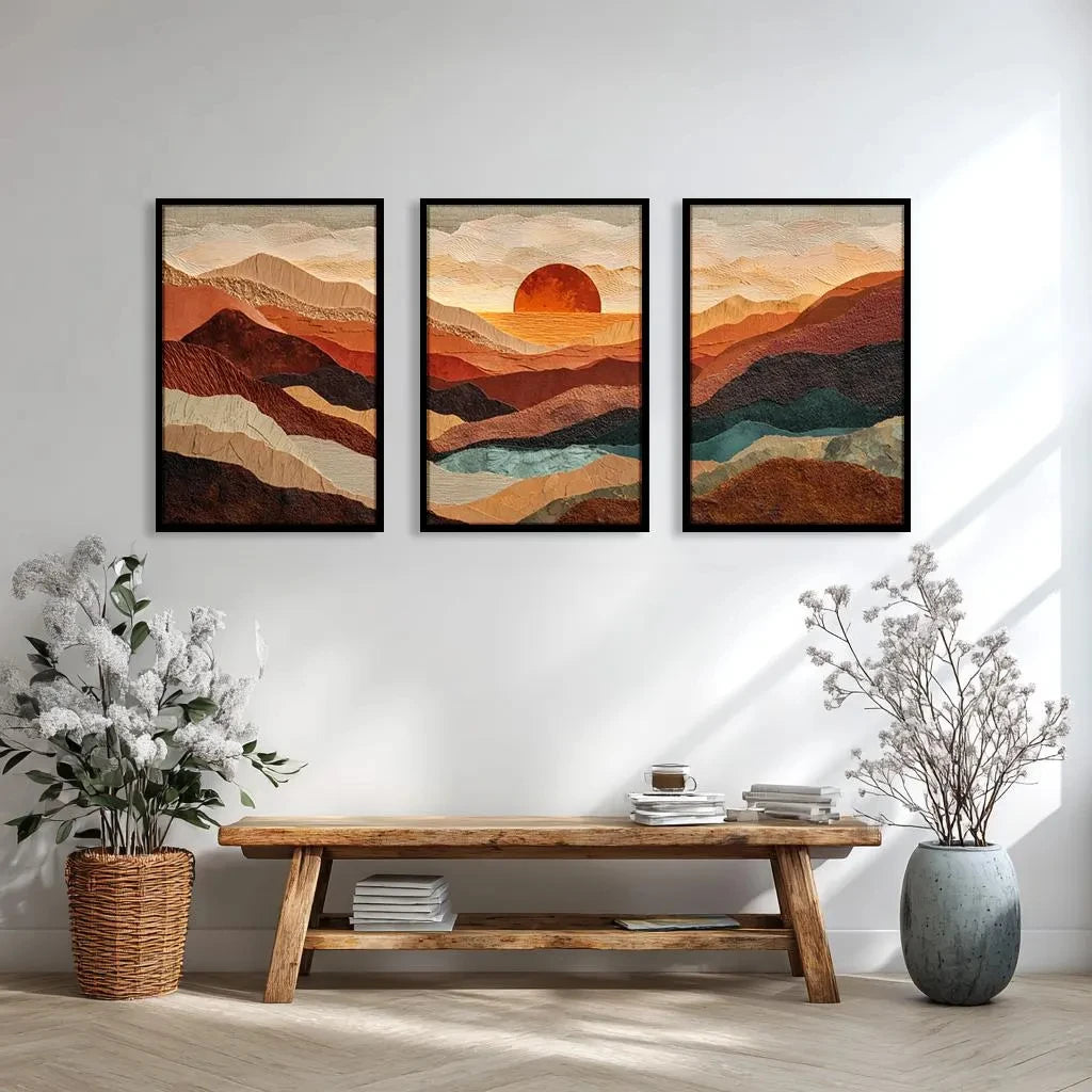 Modern Beach Canvas Set