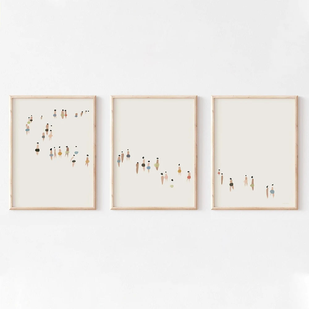 Neutral Triptych Canvas Set