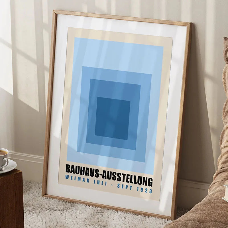 Bauhaus Rainbow Canvas Art