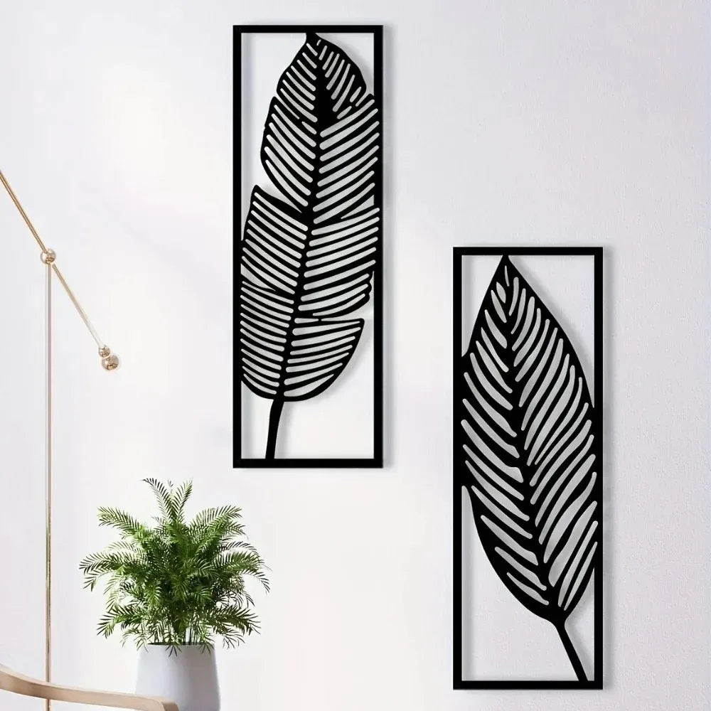 Metal Leaf Wall Decor