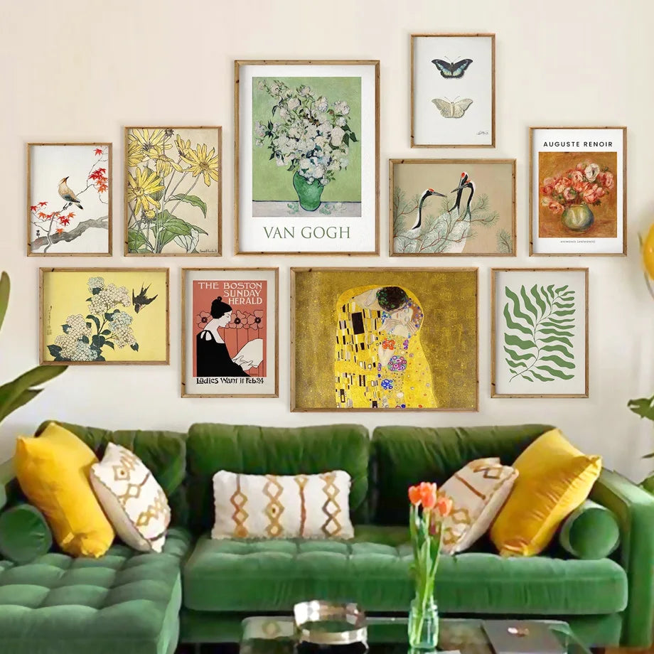 Van Gogh Floral Canvas