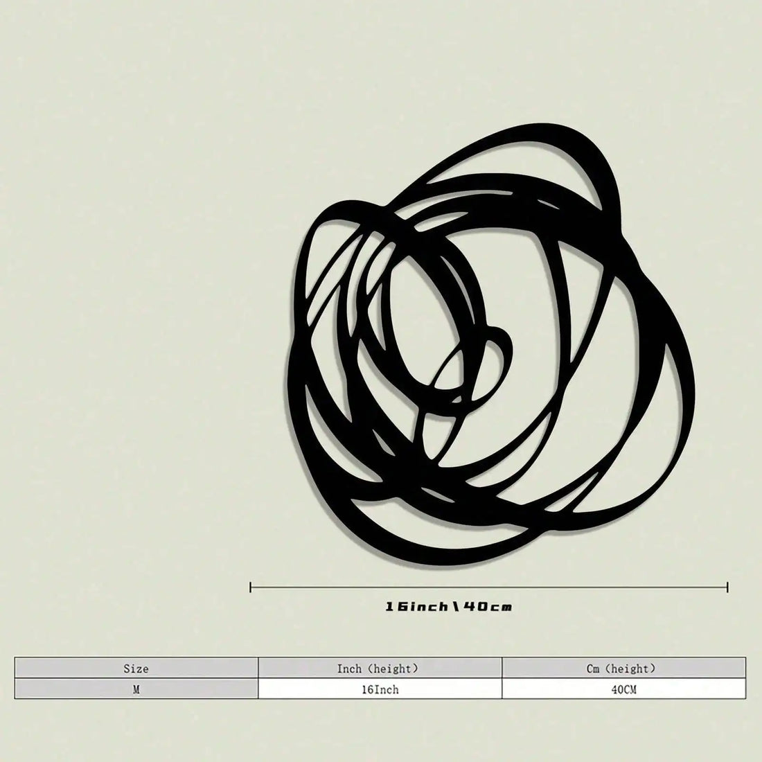 Circular Iron Wall Sculpture