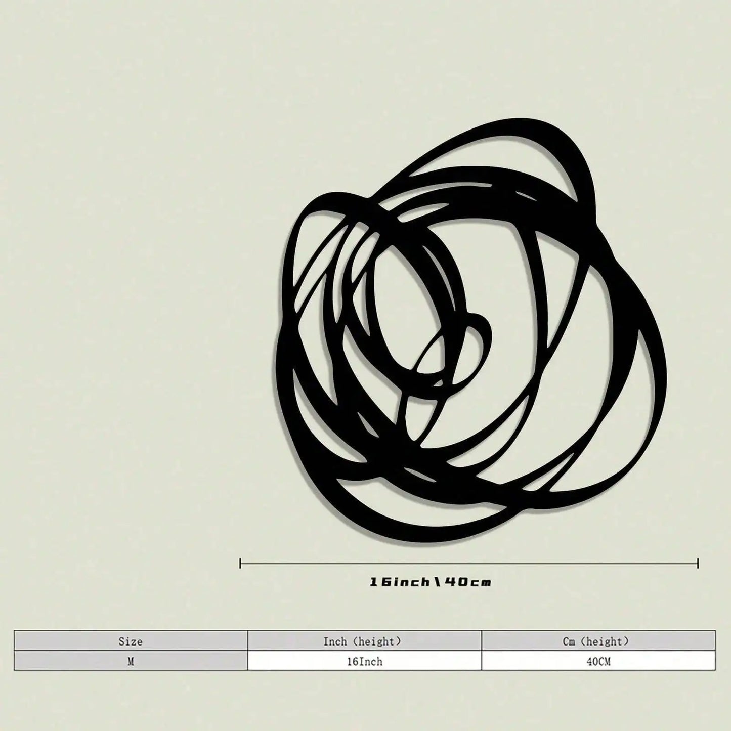 Circular Metal Wall Sculpture