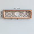 Cute Art Wooden Key Hook Wall Decorative Shelf Jewelry Hat clothes Towel Small Items Storage Home Room decoration Creative Gift