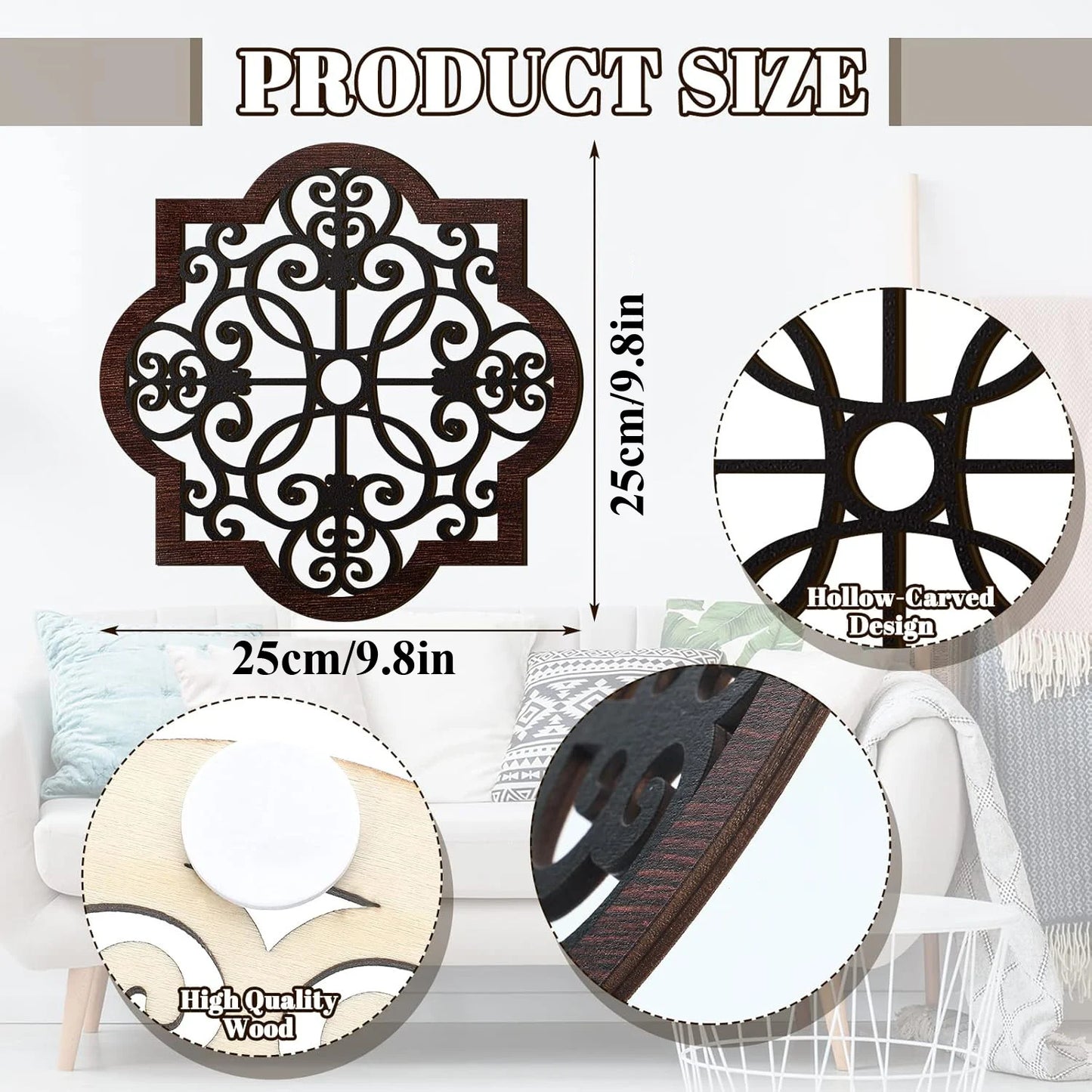 Geometric Wooden Wall Decor