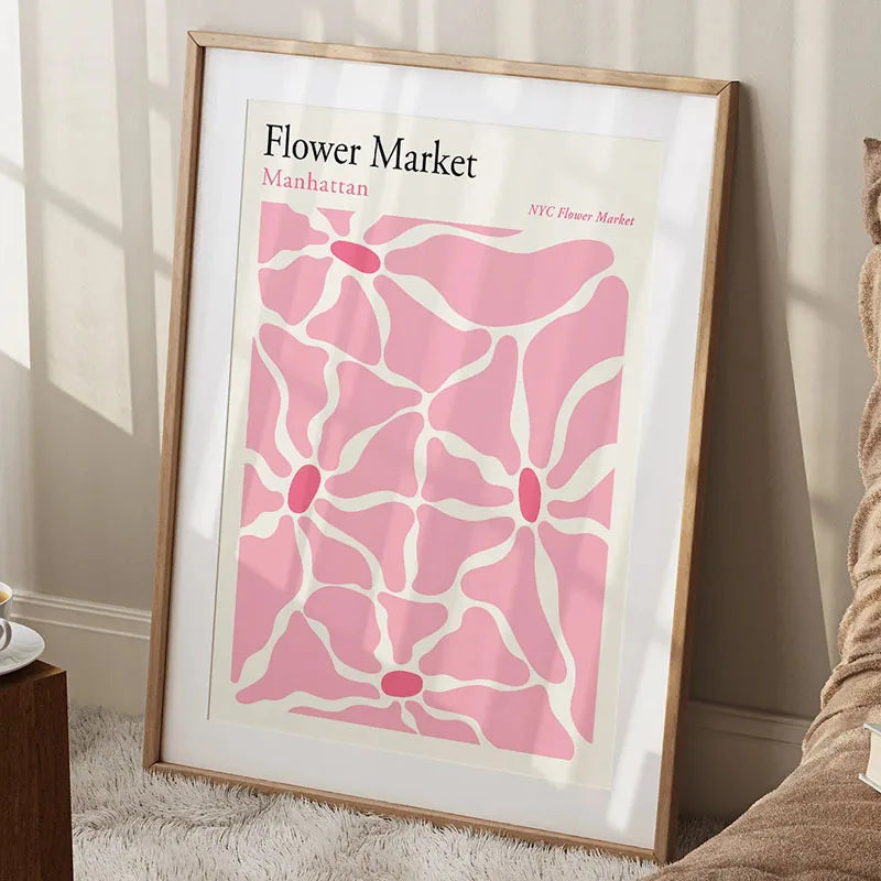 Flower Market Canvas Print