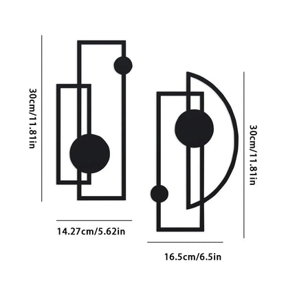 Abstract Metal Wall Decor
