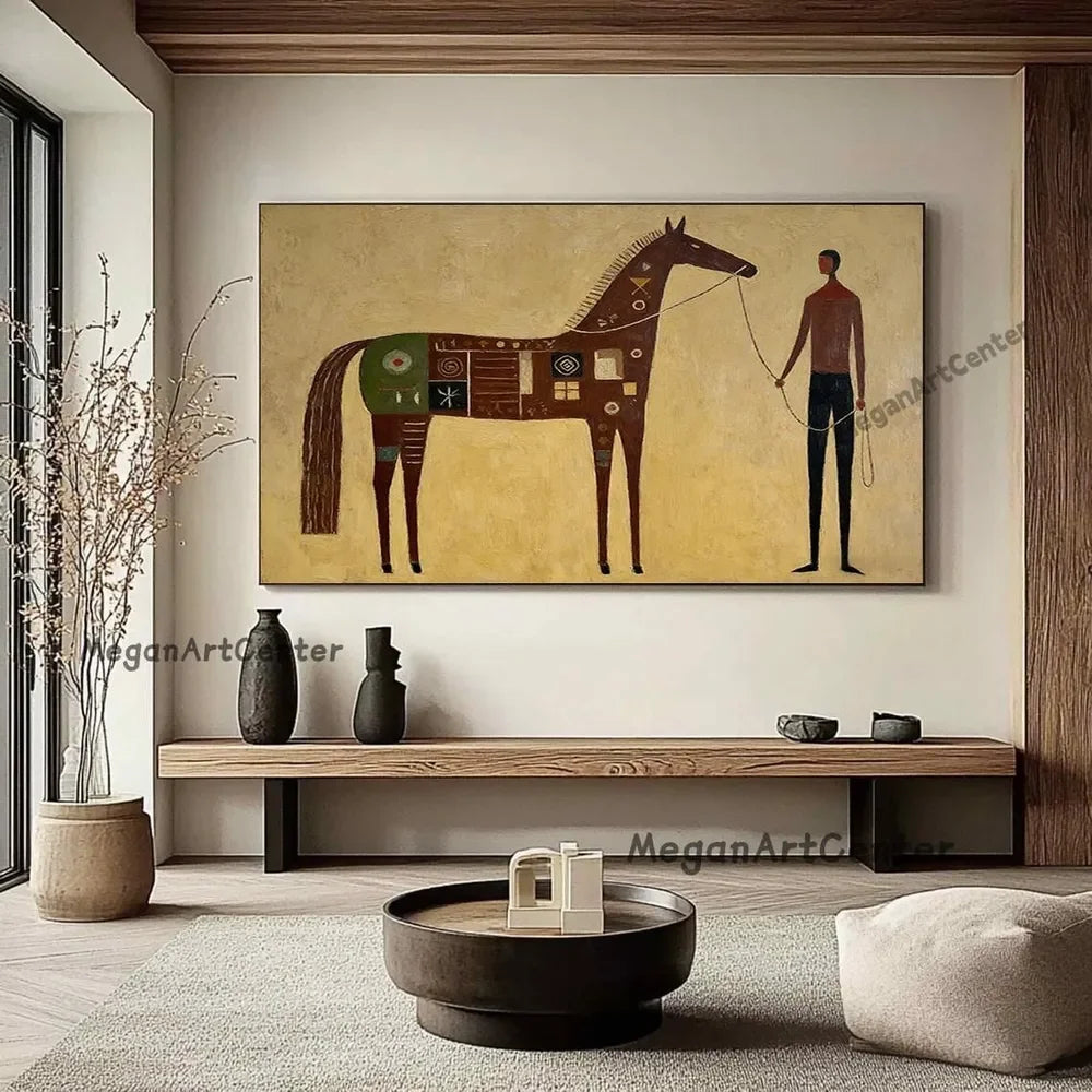 Western Horse Canvas Art