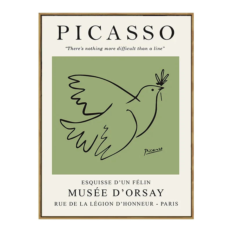Matisse Floral Line Art