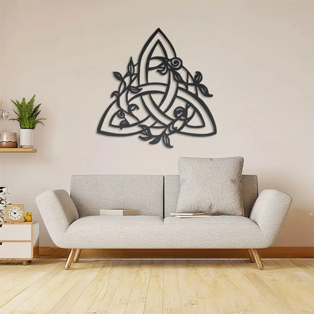 Celtic Trinity Metal Art