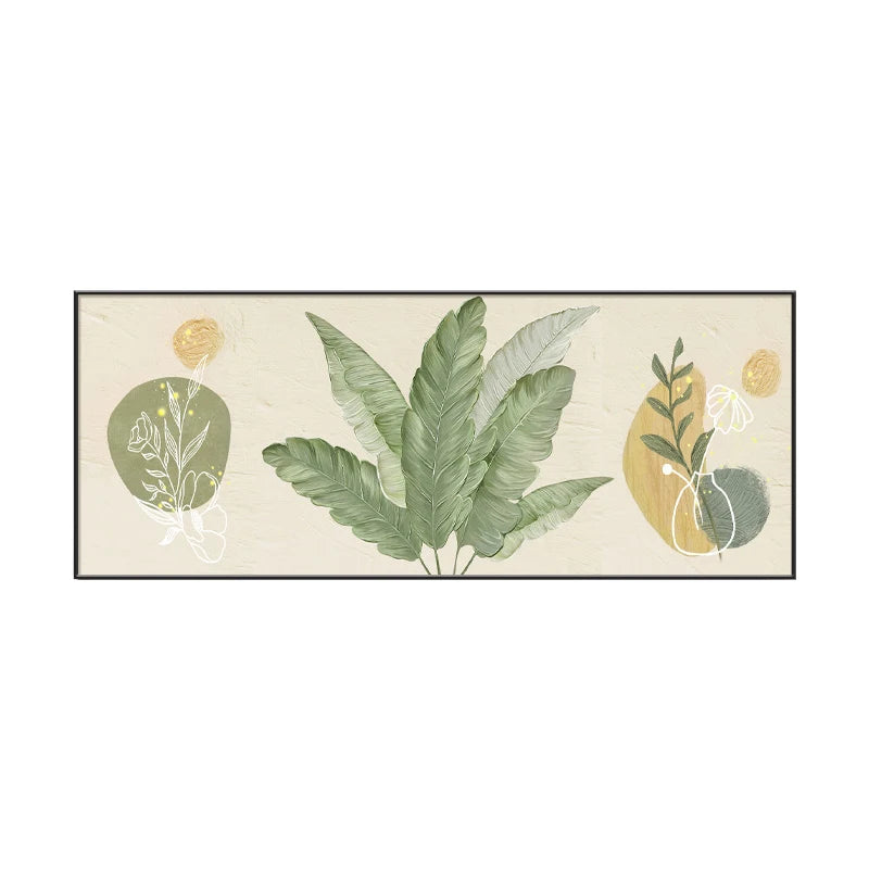Green Leaf Canvas Art