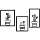 Metal Cactus Wall Set