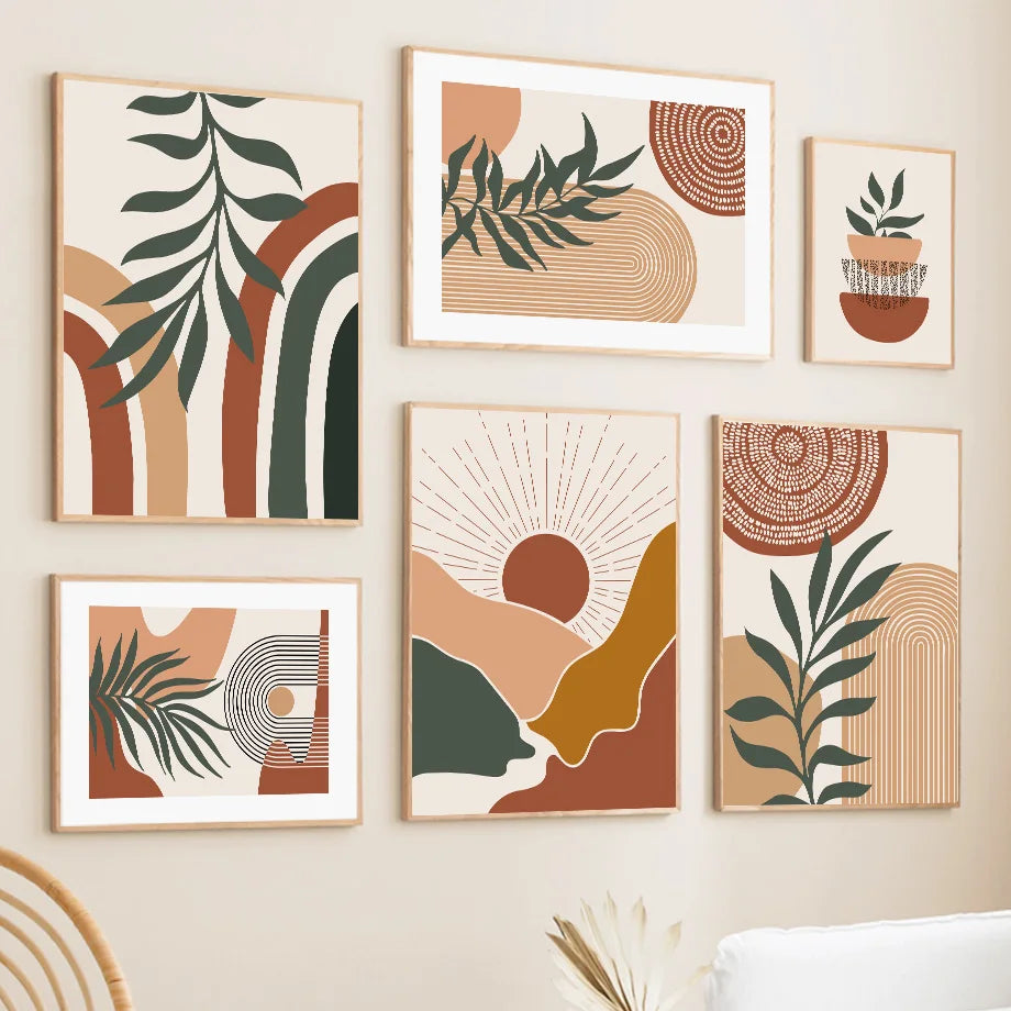 Rainbow Boho Wall Art