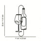 Modern Iron Wine Rack