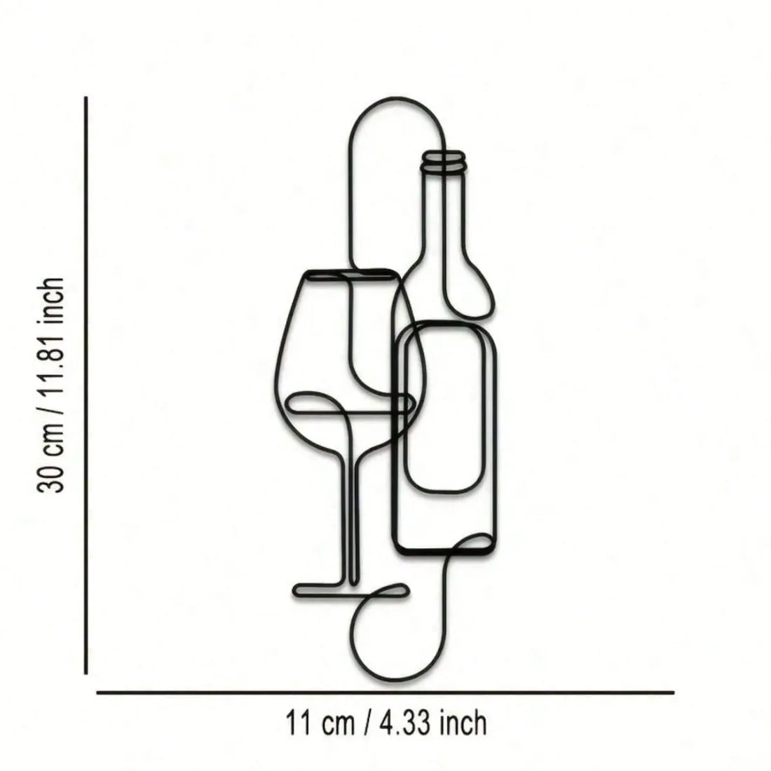 Modern Iron Wine Rack