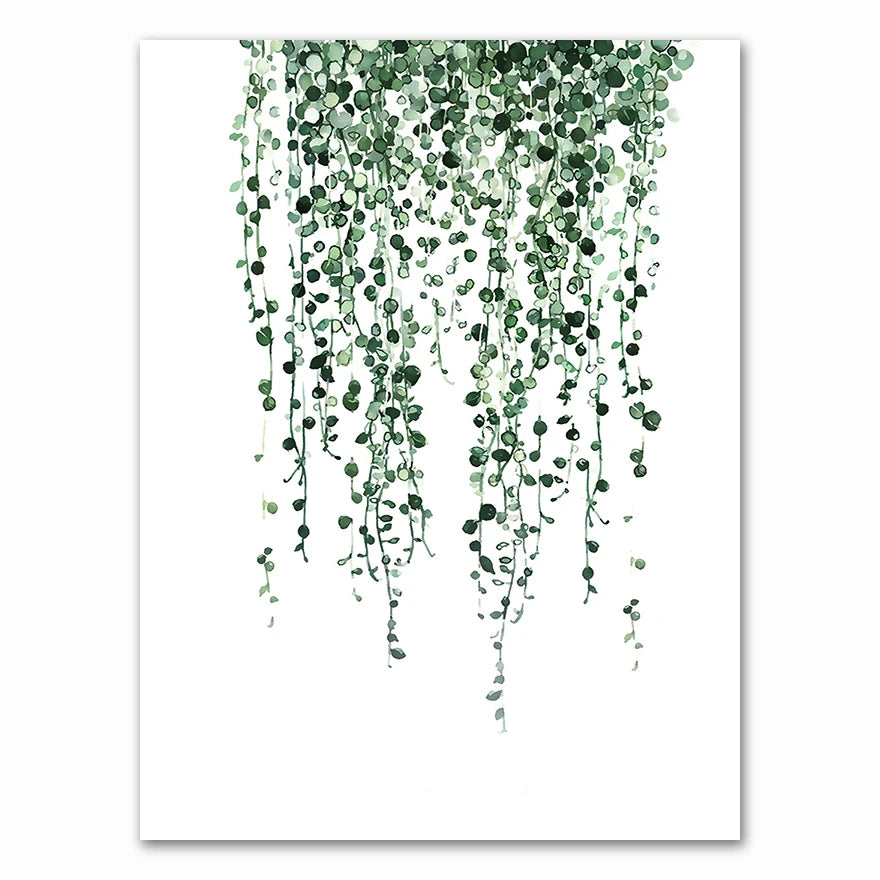 Tropical Plant Canvas Art