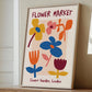 Flower Market Canvas Print