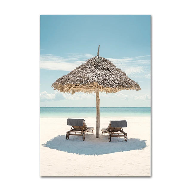 Coastal Turtle Canvas Art