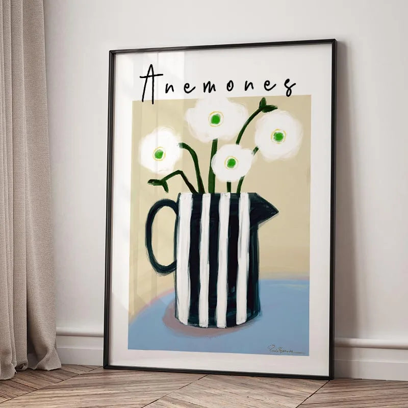 Flower Market Canvas Print