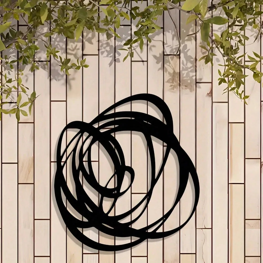Circular Metal Wall Sculpture