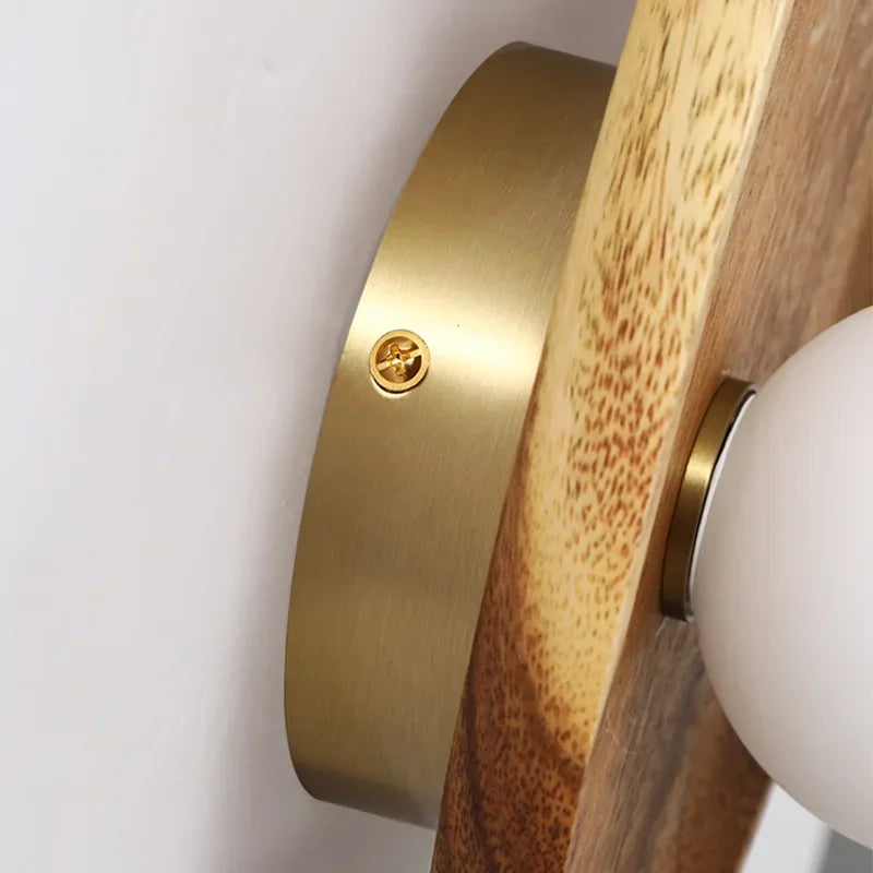 Nordic Wood Wall Lamp