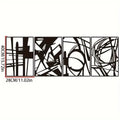 Abstract Metal Wall Art, Minimalist Decorative Single Line Art Wall Decor Metal Wall Sculpture Modern Wall Decor Wall Sticker